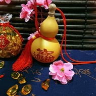 Feng Shui Wu Lou Hu Lu Calabash Natural Gourd Attracting of Luck  8cm - 14cm (H)