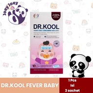 DR Kool fever Baby 1x2 Sachet - Kool fever Baby Plaster Compress Fever Reducer