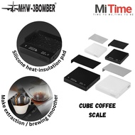 MHW-3BOMBER 2.0 Mini Cube Rechargtable coffee Digital Scale with Timer mhw 3bomber