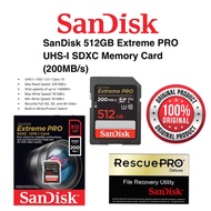 Sandisk Official original Sandisk Extreme Pro 512GB 200mbs Lifetime warranty
