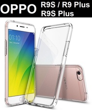 ★ Oppo R9S / R9S Plus / R9 Plus Transparent Crystal Clear Case Casing Cover and Tempered Glass Scree