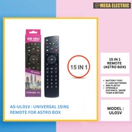 15 IN 1 ASTRO REMOTE CONTROL | AS-UL01V