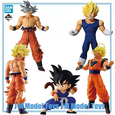 【JM】100% Original Bandai Spirits Ichiban Kuji Son Goku Bulma Son Goku SSJ Majin Vegeta SSJ Son Goku 