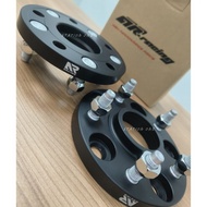 Honda CRZ 5x114.3 15MM (Bolts M12x12.9) Hub Centric Wheel Spacer AR RACING Performance (2 Pieces)