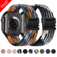 Nylon Loop Strap Band Solo Woven Bracelet for Apple Watch s10 46 42 49 45 44 Iwatch Series Ultra 2 1