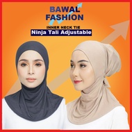 TUDUNG Anak Tudung Ninja, Inner Neck Tie Back | Adjustable tali