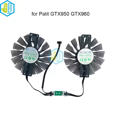 12V GA92S2H PFTD VGA Cooler Fan Radiator for Palit GeForce GTX950 GTX960 GTX1060 GTX 970 960 1060 Gr