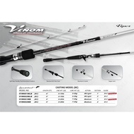 VIPER Venom Wrath FW Baitcasting Rod - 602/ 702