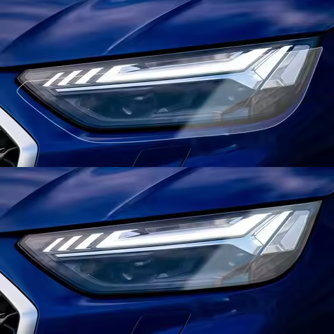 For Audi Q2 Q3 8Y Q5 FY Smoke Black Car Headlight TPU PPF Protective Film Pre Cut Auto Vinyl Wrap An