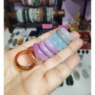 Agate Bangle Ring