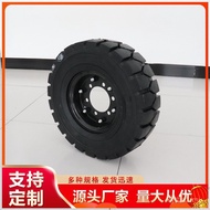 Tayar Pepejal Forklift tahan haus 500-8C Huoshan Tayar Getah Pepejal tahan haus untuk Jentera Pembin