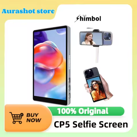 Shimbol CP5 Ultra Vlog Selfie Monitor Screen, Magnetic Phone Vlog Reverse Control Selfie Monitor Scr