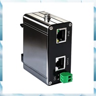 [G V W E] Industrial Grade 30W 2.5G PoE Injector 0.6A 44-57V DC Input/Output Straight-Through Passiv