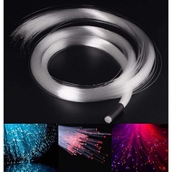 AZIMOM End Glow Fiber Optic Cable, PMMA 150pcs 0.03in 6.5ft Fiber Strands Lights Roll 0.75mm 2Meter 