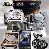 ชุดเสื้อLEAD เสื้อสูบพร้อมฝาสูบRG แคมแต่งTBS แคมแต่งเต้บ้านสวน รุ่นLEAD GIORNO PCX160 ชุดเสื้อลูกฝาห