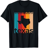 Corpus Christi Texas Vintage Tx Retro Repeat Cutout T-Shirt