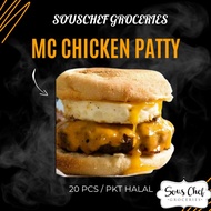 TEAM KITCHEN / FROZEN MC SAUSAGE CHICKEN PATTY HALAL