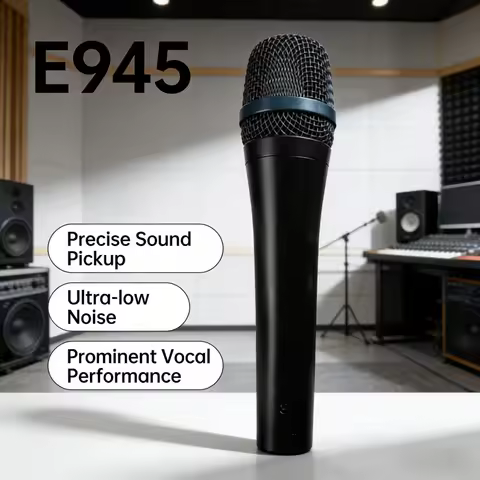 Super Cardioid E945 Dynamic Microphone Handheld Professional Vocal Mic for Stage Live Singing Karaok