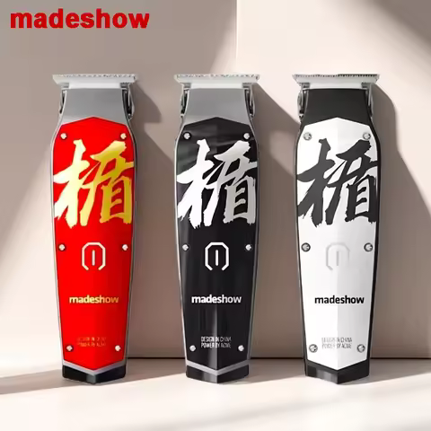 MadeShow M10M11 Professional Electric Hair Clipper 7200 RPM Home Men's Hair Trimmer Carving Haircut 