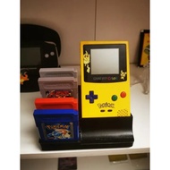Gameboy Color Display Stand with Cartridge Holder Retro Gaming Storage