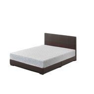 [A-STAR] Single size Divan Bed frame (Brown) + Single size Spring Mattress 8 inch