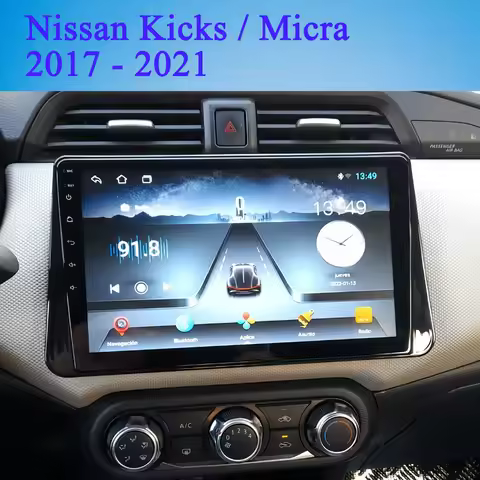 8Core 8G+128G Car Radio FM AM Multimedia DVD Cassette For Nissan Kicks 2014+ Micra 2017+ 4G Lte WiFi