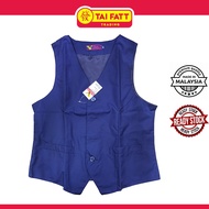 Tai Fatt Falcon Vest Biru Tua Uniform Sekolah Dark Blue School Vest School Uniform Pengawas Pusat Su