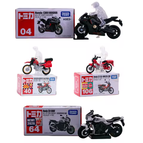 Takara Tomy Tomica Diecast Alloy Motorcycle Model 1 32 Scale Honda Cbr1000rr Ct125 Hunter Cub Miniat