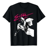 Official Elton John Pink Brush Photographic T-Shirt