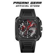 Pagani Gear Jam Tangan Lelaki Men's Rubber Quartz Watch C5008