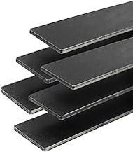 1095 Steel Flat Stock Steel Bar High Carbon (6pcs, 12"x1.5"x0.16") 1095 Steek for Knife Making