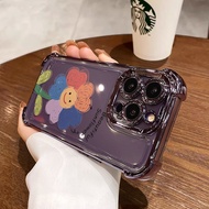 3 In1 Colorful Flowers Case For Vivo Iq00 Z6x Neo5se Z8x Z9-5g Z9 Turbo Iq00 Z9x Iq00 Z10 13 Phone C
