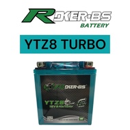 ROKER TURBO BATTERY YTZ8 (GE L) X-MAX 250/R25/CBR250/NINJA 250/TNT250/LX150