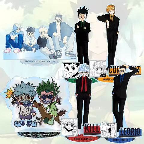 Anime Hunter X Hunter 15cm Acrylic Stand Gon Kill Unique Gift Birthday Present Desk Adventure Anime 