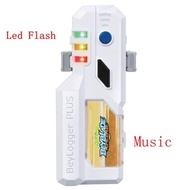 (Reday stock) BeybladeBurst Led Light & Music Beylogger Plus Beybalde Burst Handle with Battery bayb