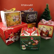 Kotak Kue Kertas Natal Lebaran Imlek Holiday Season Paper Cake Box