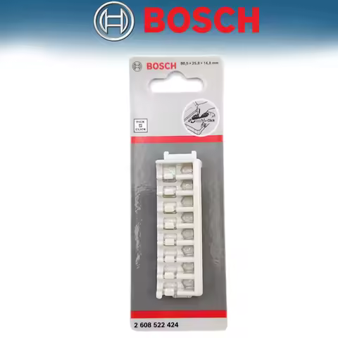 BOSCH 2608522424 8-Slot Pick Click Storage Plastic Portable Bit Holder Drill Screwdriver Bit Support