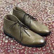 Lanbaharin Chukka Light Khaki Leather Boots