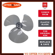 KDK 12 INCH (30cm) PLASTIC FAN BLADE REPLACEMENT [Not suitable for 5 blade model]