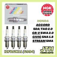 TAIHOAUTO NGK Laser Iridium Spark Plug IZFR6K11 6994 Honda Accord Honda CRV Honda Civic Honda Stream