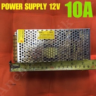 POWER SUPPLY 12V 10A JARING Trafo 10 A Adaptor 10 Amper LED STRIP CCTV