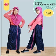 Rok Celana Anak Olahraga Chibi Kids Rocella - Rok Celana Training Anak Perempuan Muslimah