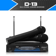 Wireless Microphone DJ System Karaoke Pub KTV Family 2 Handheld VHF microphone  receiver Logo OEM 10