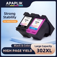 APAPLIK Remanufactured 302XL Replacement for HP 302 For HP302 XL Ink Cartridge for Deskjet 1110 1111 1112 2130 2131 Printer