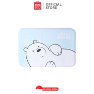Miniso We Bare Bears Collection Cute Sponge Floor Mat (60*40cm)(Ice Bear)
