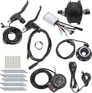 Home Office E-Bike Conversion Kit 48V 250W 20in Electronic Bicycle Conversion Kit Brushless Motor Hub Control E-Bike Conversion Kit Front/Rear Wheels with Controller KT?900S Meter (Front Moto