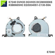 Dell Latitude E7240  GVH35  0GVH35  DC28000D6S  CPU  Laptop Replacement Fan