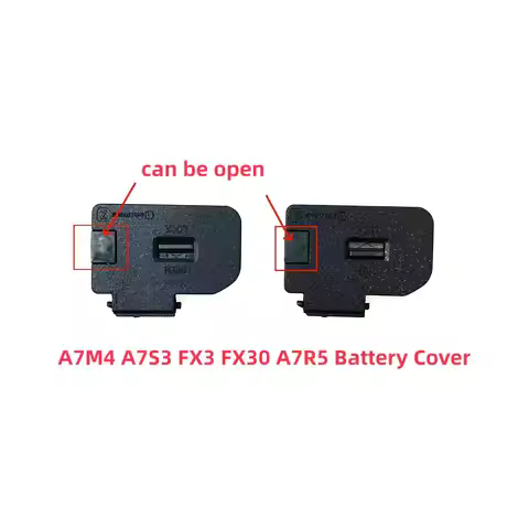 New Battery Cover Door for Sony A7M4 A7S3 A7R5 FX3 FX30 Battery Cover Shell