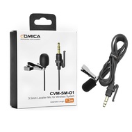 Comica CVM-SM-O1 ที่หนีบไมโครโฟน ไมโครโฟนคอนเดนเซอร์คลิปหนีบ TRS แบบทุกทิศทาง3.5มม. แบบมืออาชีพไมค์แ