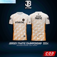 2024 FNATIC Championship Jersey New [free Custom Nickname]
